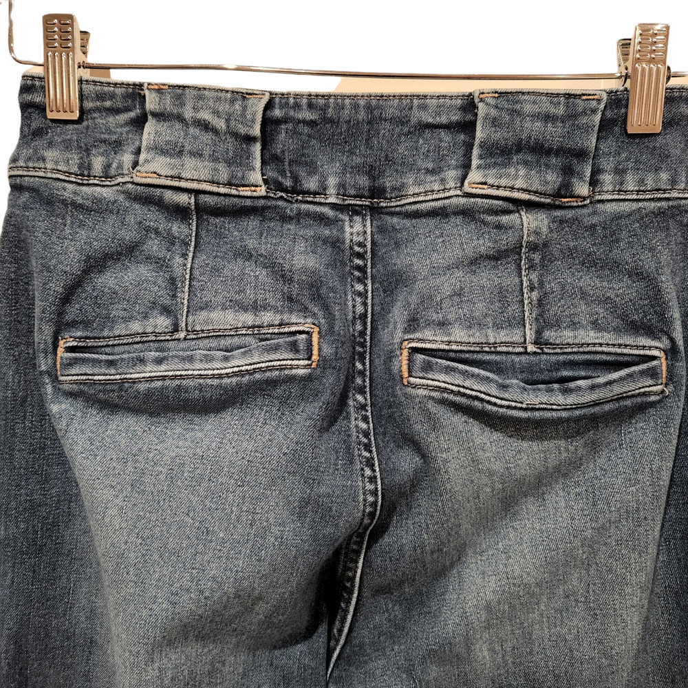 Hollister Womens Ultra High Rise Cuffed Mom Jeans Vintage Stretch Size 26 - Picture 7 of 10